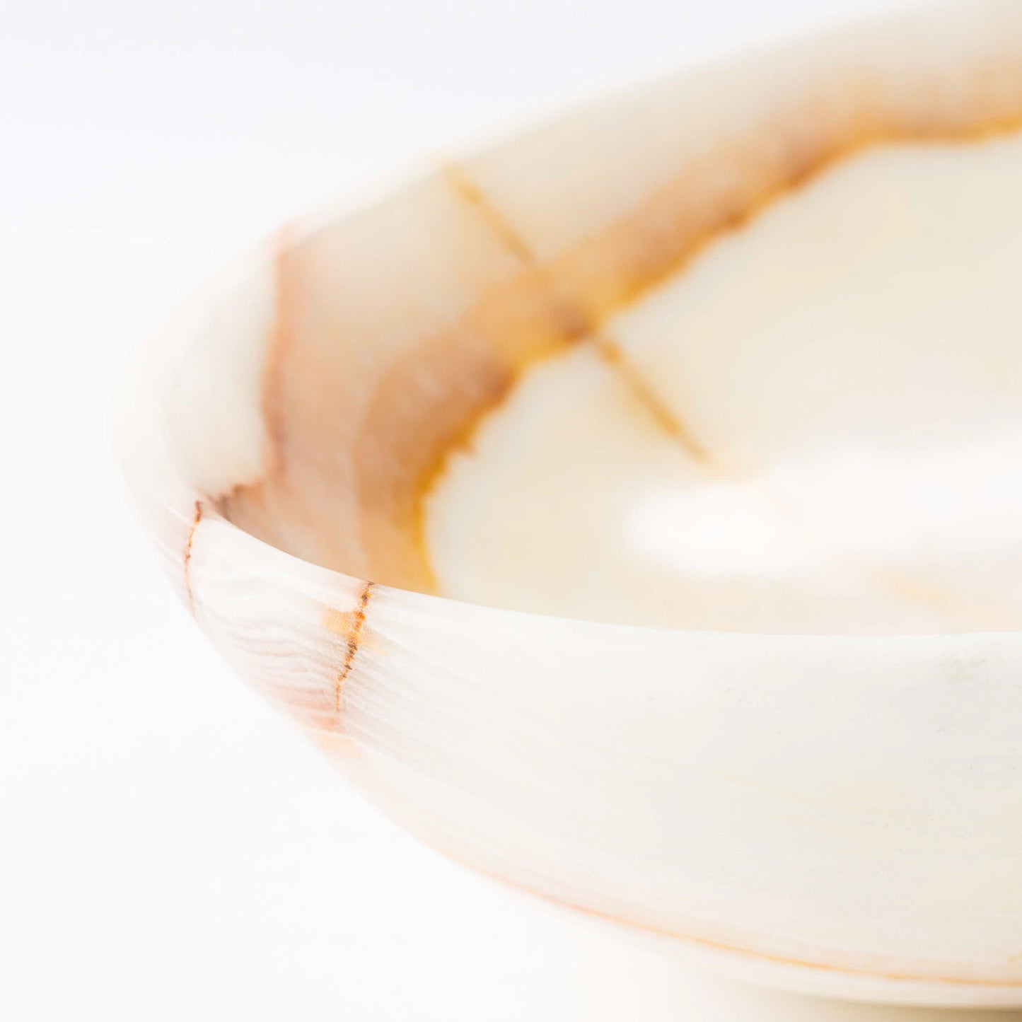 Onyx Schale oval creme - Large
