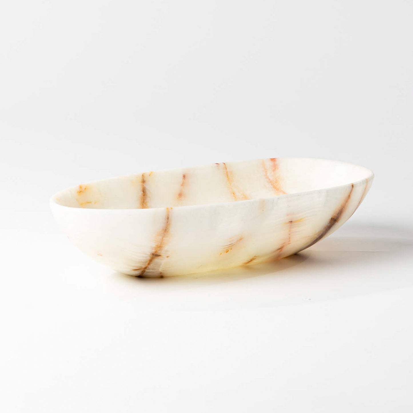 Onyx Schale oval creme - Medium