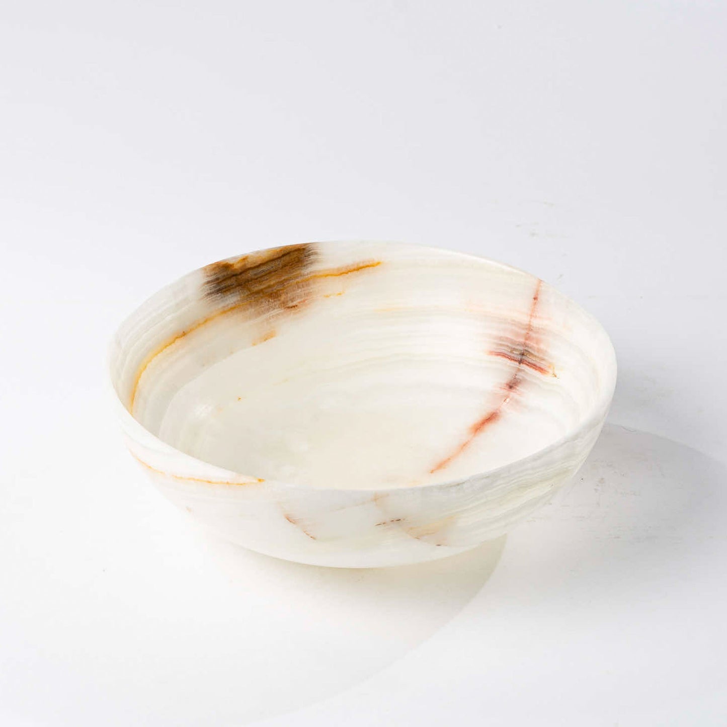 Onyx Schale rund creme - Large