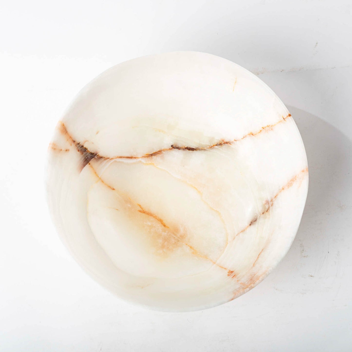 Onyx Schale rund creme - Large