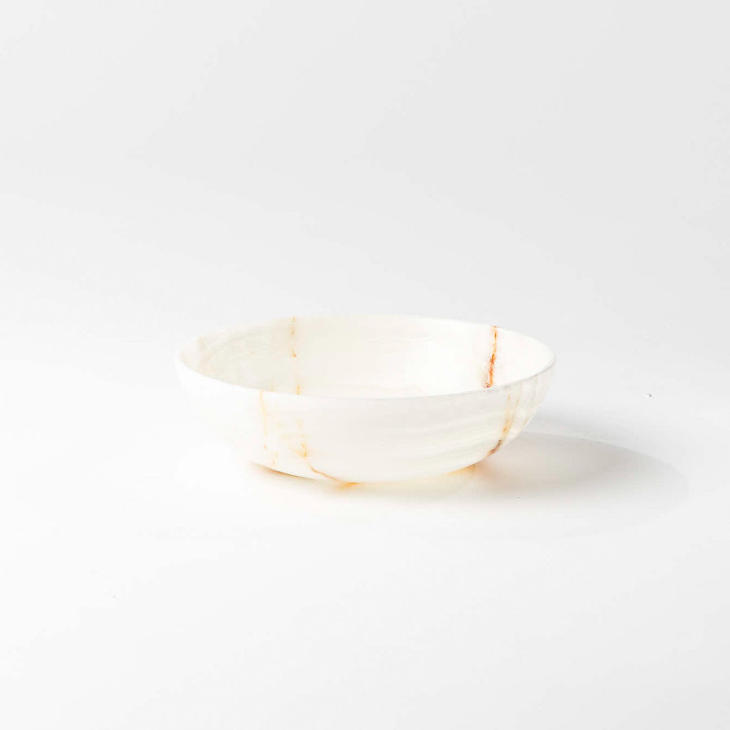 Onyx Schale rund creme - Medium