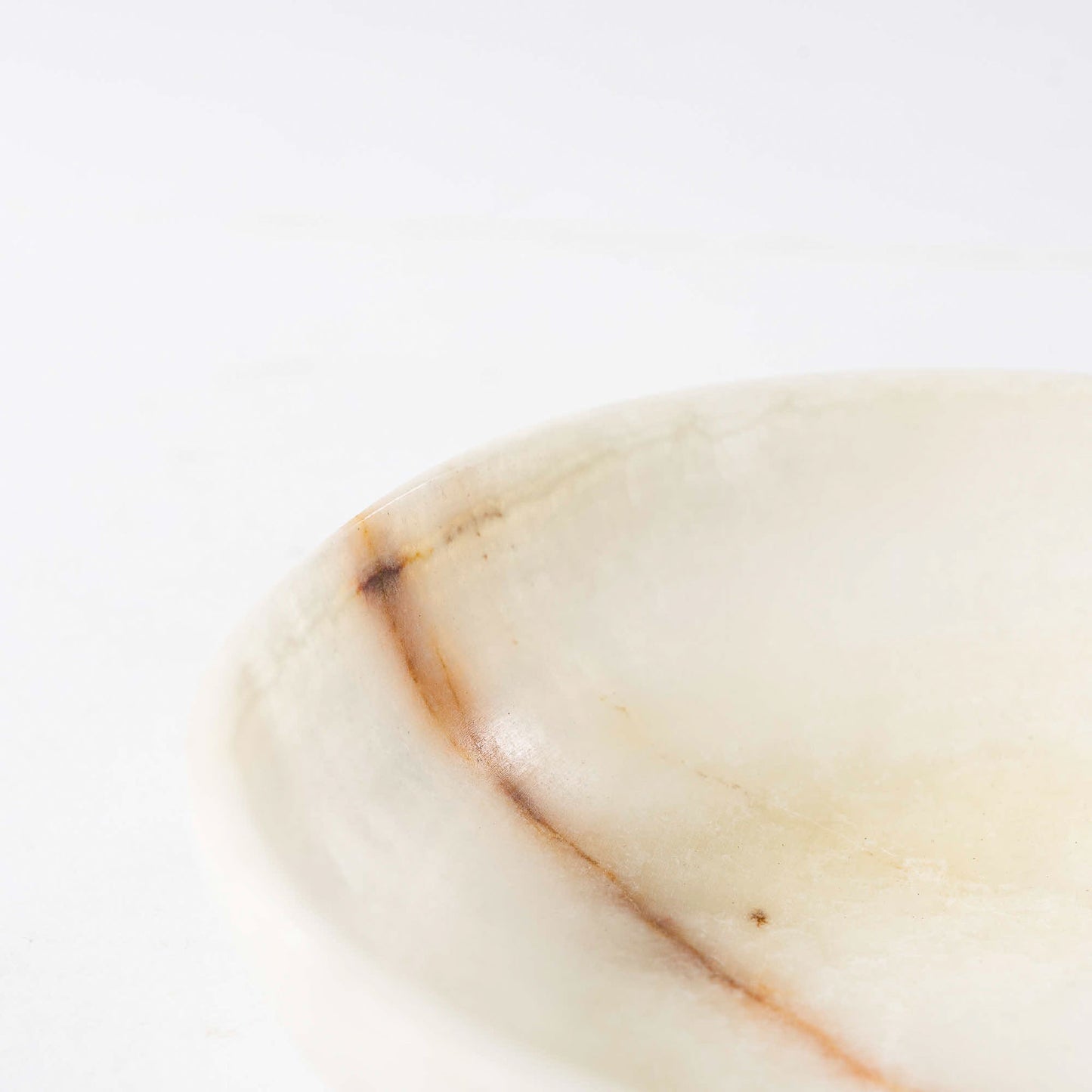 Onyx Schale rund creme - Small