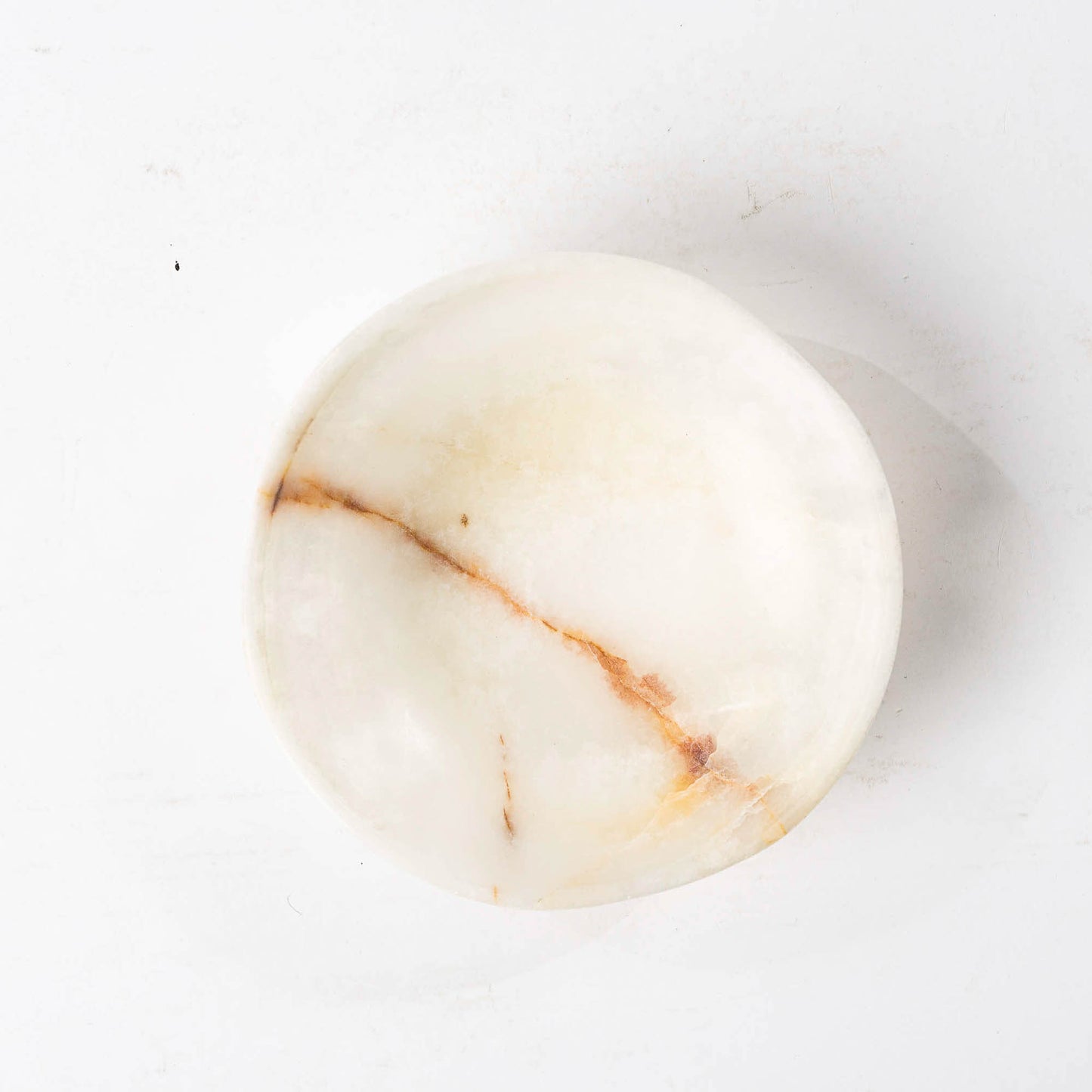 Onyx Schale rund creme - Small