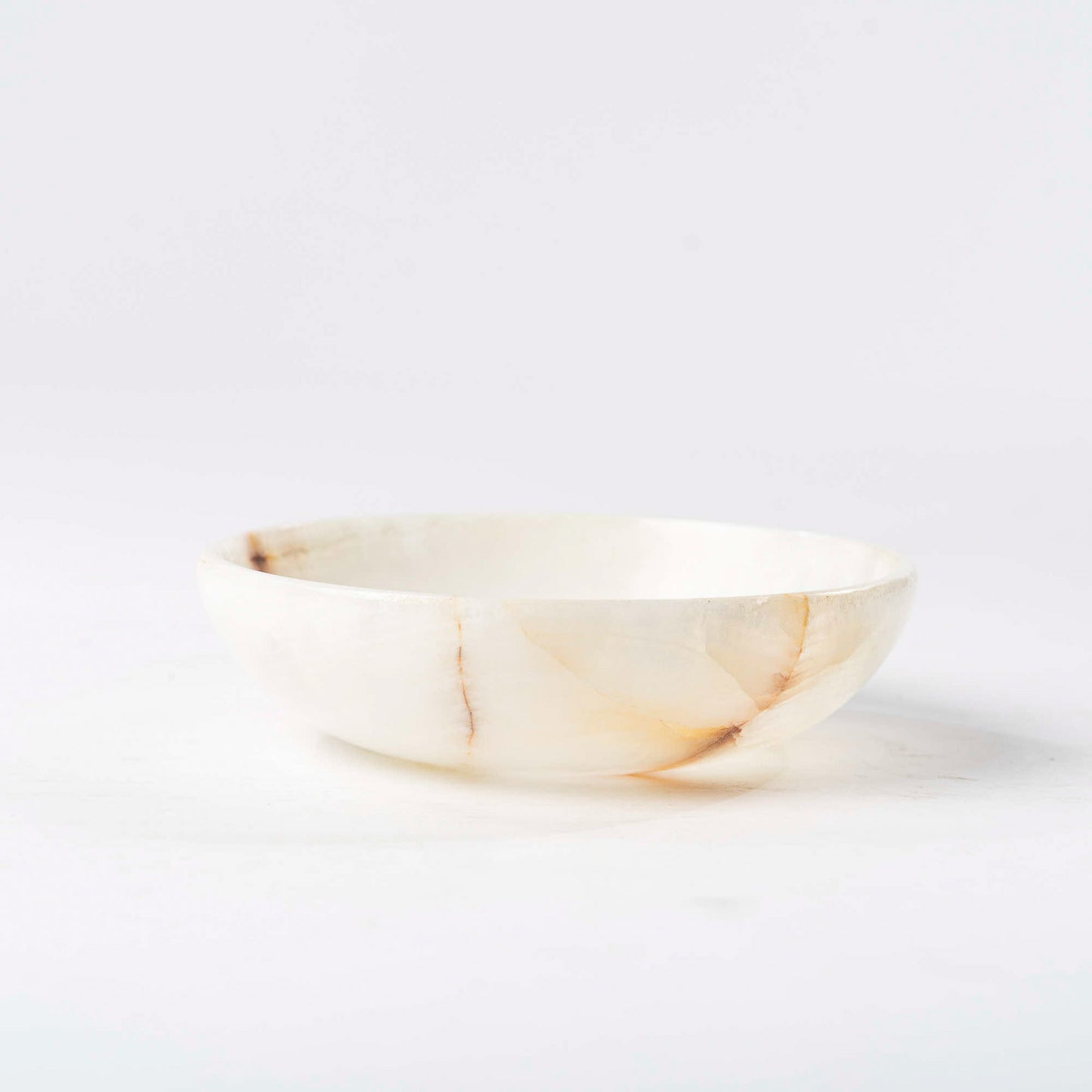 Onyx Schale rund creme - Small