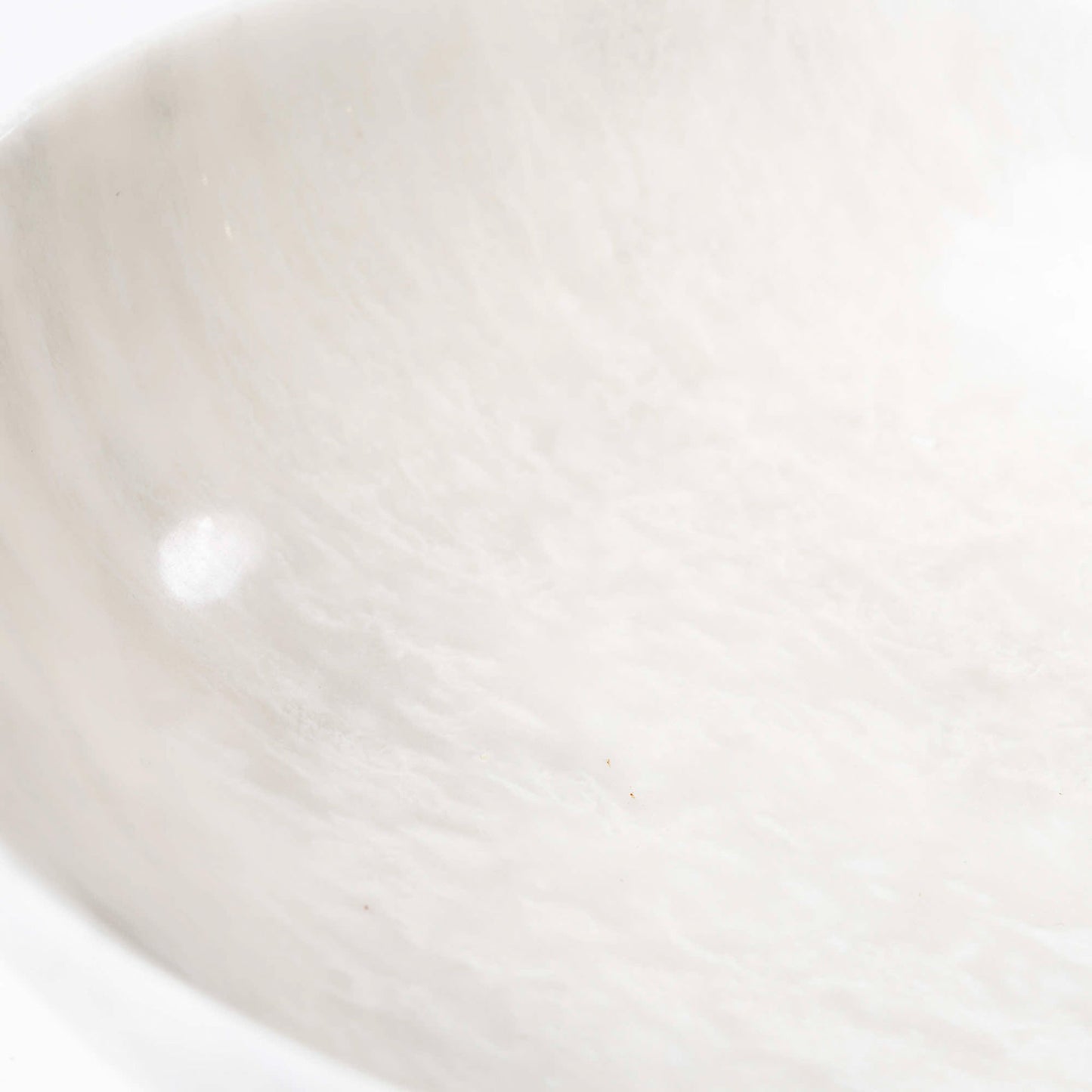Marmor Schale rund weißgrau - Medium